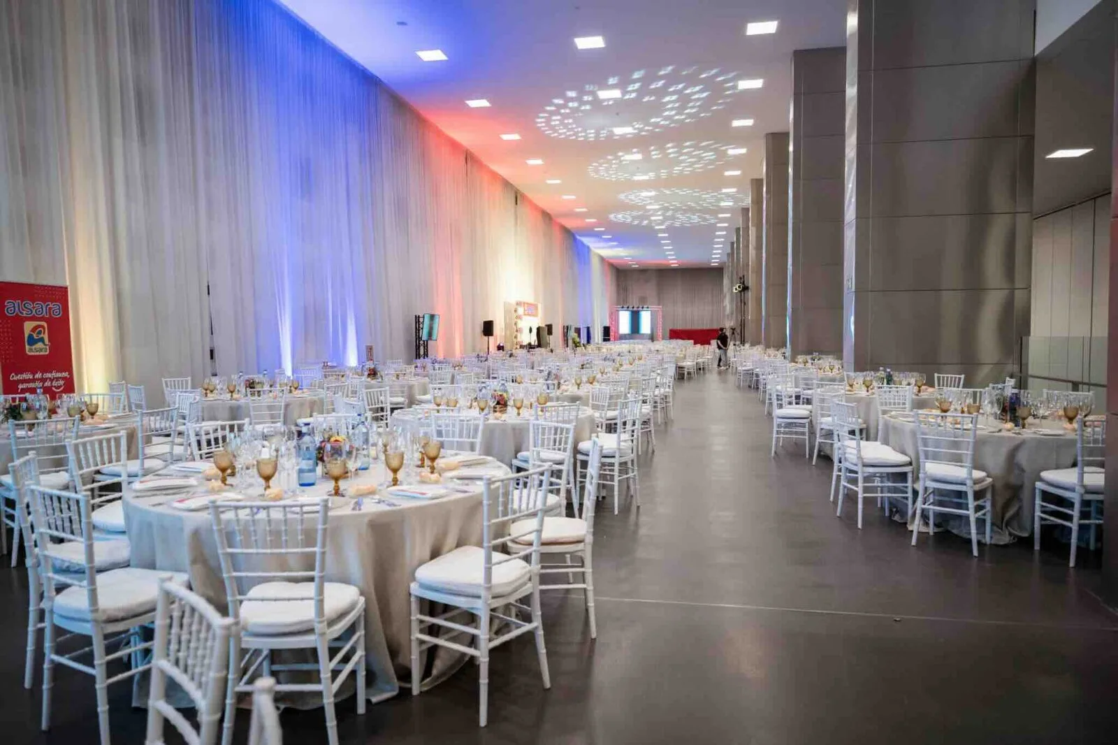 Montaje Cena de Gala 60 aniversario Alsara